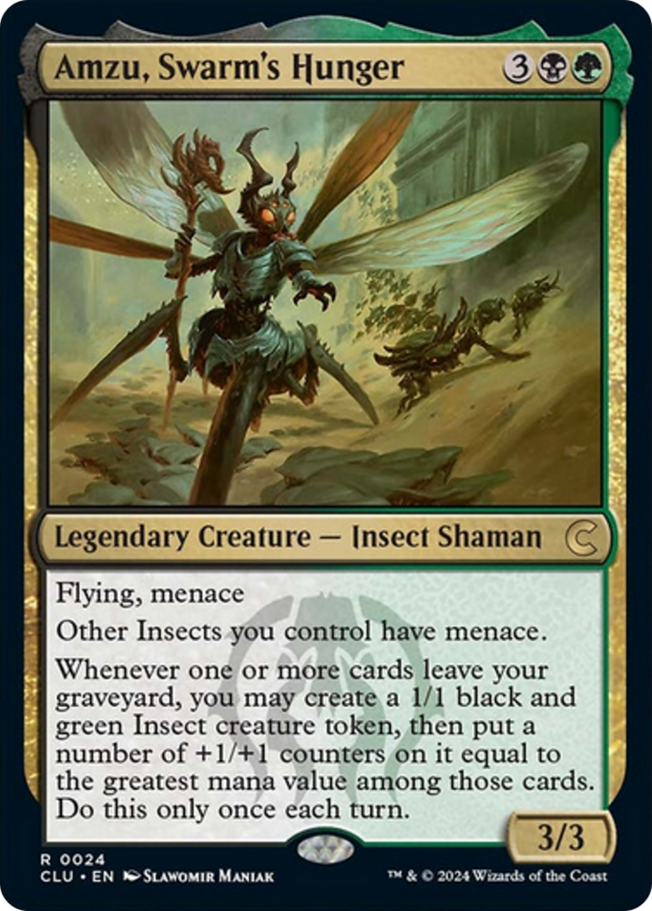 Amzu, Swarm's Hunger [Ravnica: Clue Edition] 