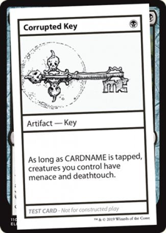 Corrupted Key (2021 Edition) [Mystery Booster Playtest Cards] 