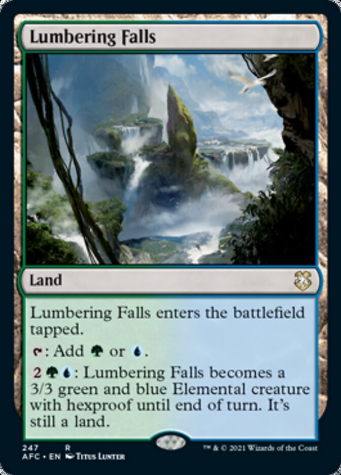 Lumbering Falls [Dungeons &amp; Dragons: Adventures in the Forgotten Realms Commander] 