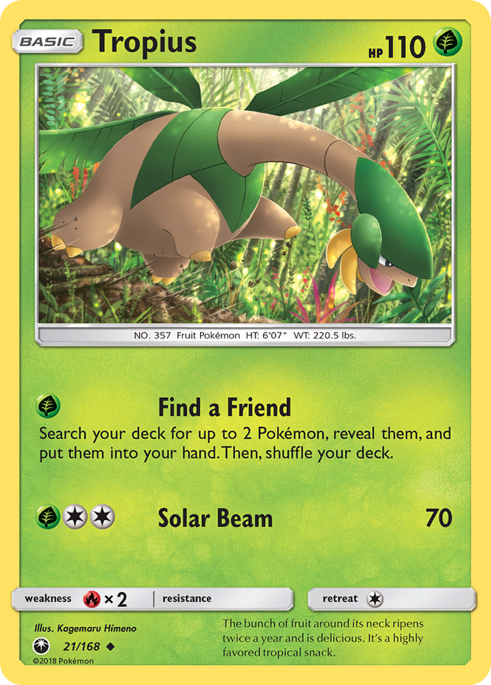 Tropius (21/168) [Sun &amp; Moon: Celestial Storm] 