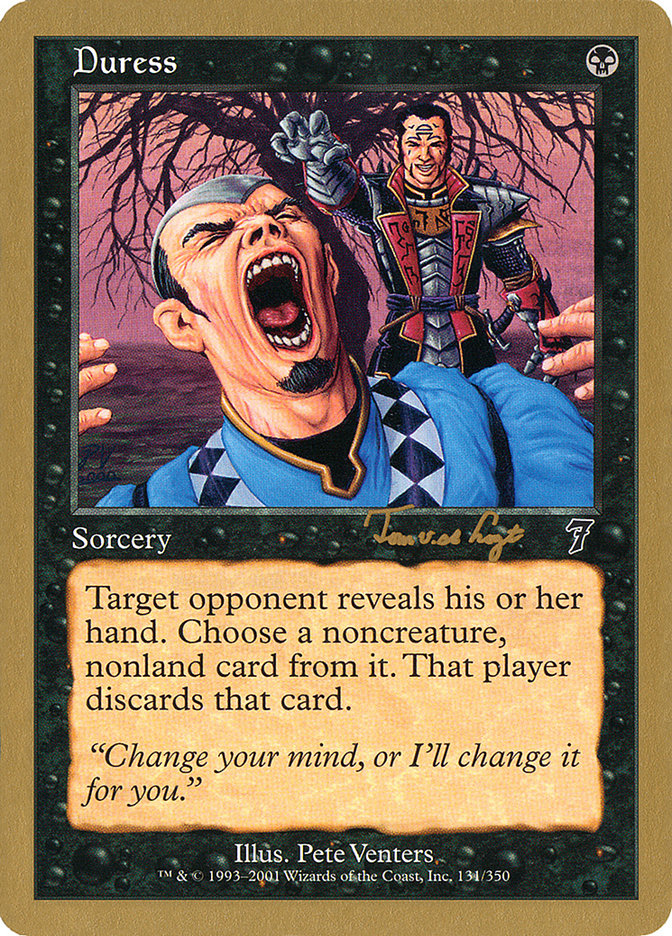Duress (Tom van de Logt) [World Championship Decks 2001] 