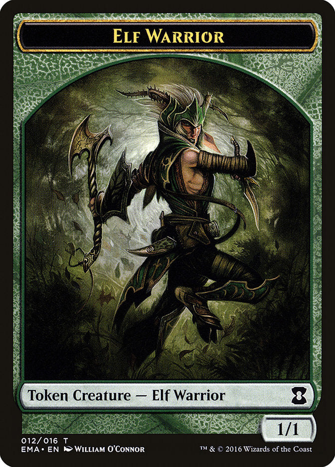 Elf Warrior Token [Eternal Masters Tokens] 