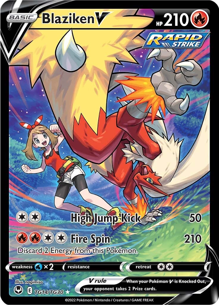 Blaziken V (TG14/TG30) [Sword & Shield: Silver Tempest] 