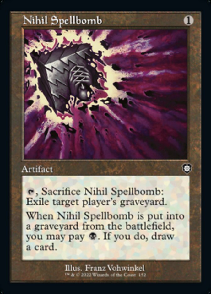 Nihil Spellbomb (Retro) [The Brothers' War Commander] 