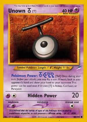 Unown [T] (88/105) [Neo Destiny Unlimited] 