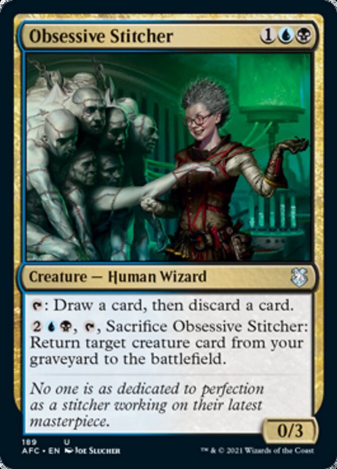 Obsessive Stitcher [Dungeons &amp; Dragons: Adventures in the Forgotten Realms Commander] 