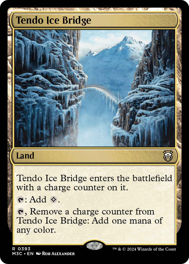 Tendo Ice Bridge (Ripple Foil) [Modern Horizons 3 Commander] 