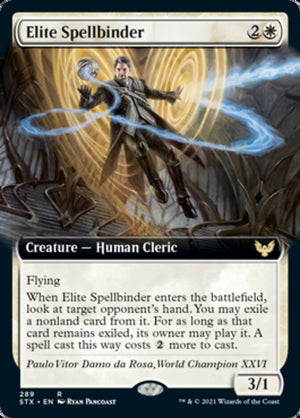 Elite Spellbinder (Extended Art) [Strixhaven: School of Mages] 