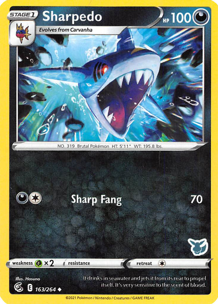 Sharpedo (163/264) (Eevee Deck) [Battle Academy 2022] 