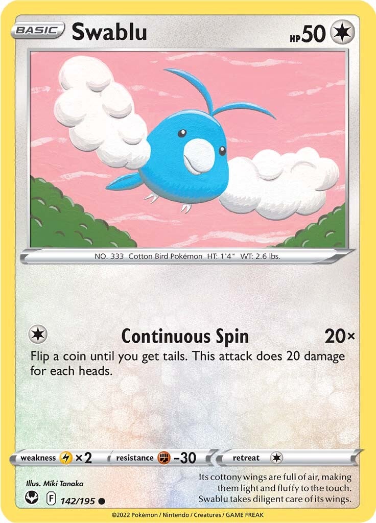 Swablu (142/195) [Sword & Shield: Silver Tempest] 