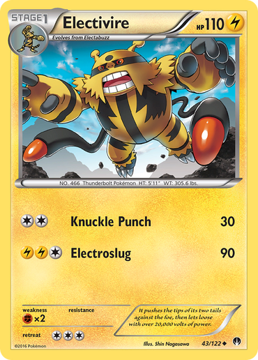 Electivire (43/122) [XY: BREAKpoint] 