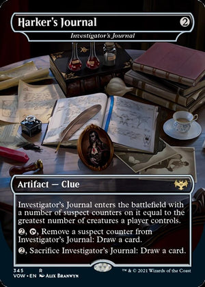 Investigator's Journal - Harker's Journal [Innistrad: Crimson Vow] 