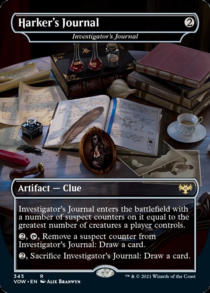 Investigator's Journal - Harker's Journal [Innistrad: Crimson Vow] 