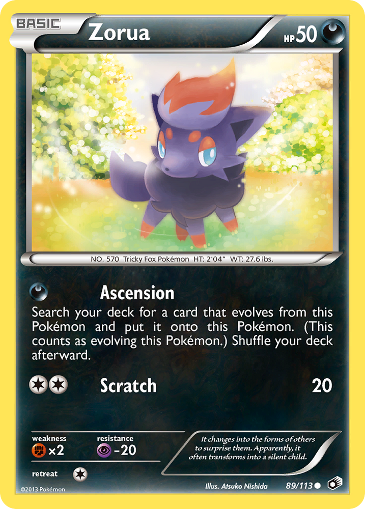 Zorua (89/113) [Black &amp; White: Legendary Treasures] 