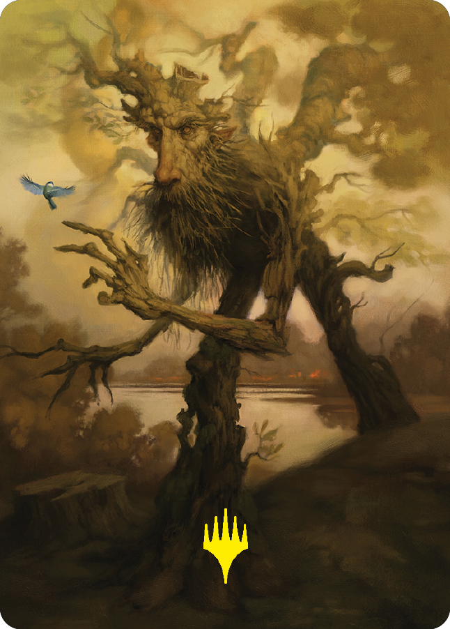 Treefolk Token Art Card (Gold-Stamped Signature) [The Lord of the Rings: Tales of Middle-earth Art Series] 