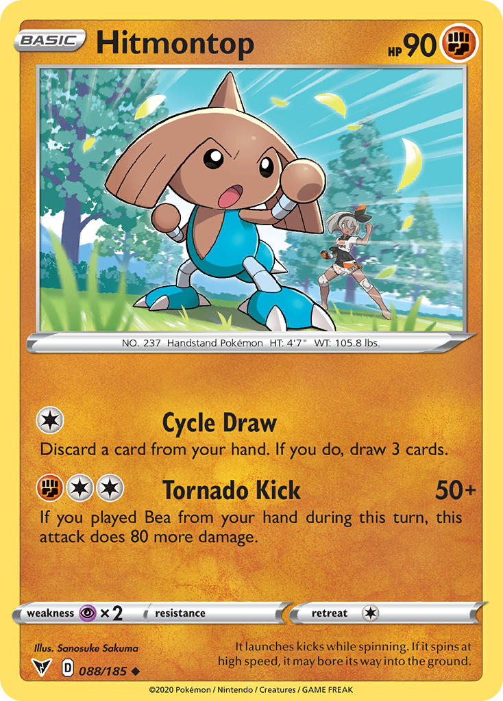 Hitmontop (088/185) [Sword & Shield: Vivid Voltage] 