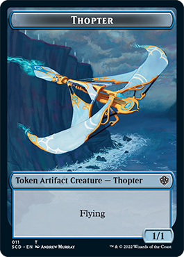 Pegasus // Thopter Double-Sided Token [Starter Commander Decks] 