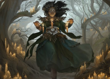 Candlegrove Witch 1 Art Card [Innistrad: Midnight Hunt Art Series]