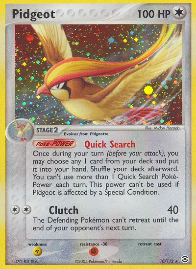 Pidgeot (10/112) [EX: FireRed & LeafGreen] 