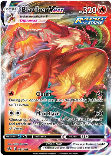 Blaziken VMAX (021/198) [Sword & Shield: Chilling Reign]