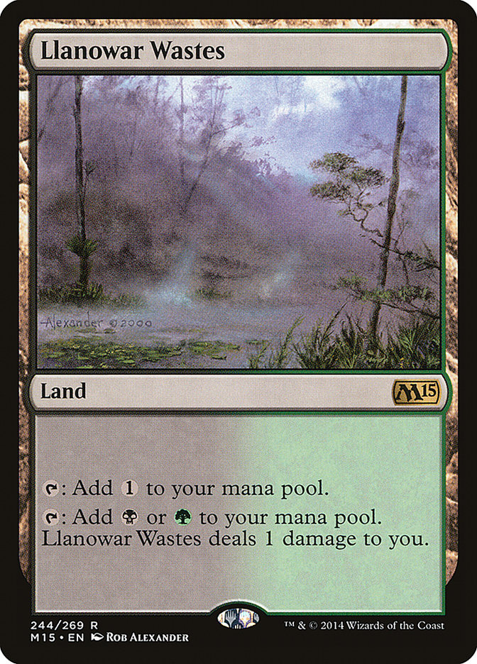 Llanowar Wastes [Magic 2015] 