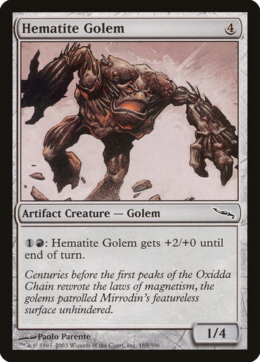 Hematite Golem [Mirrodin] 