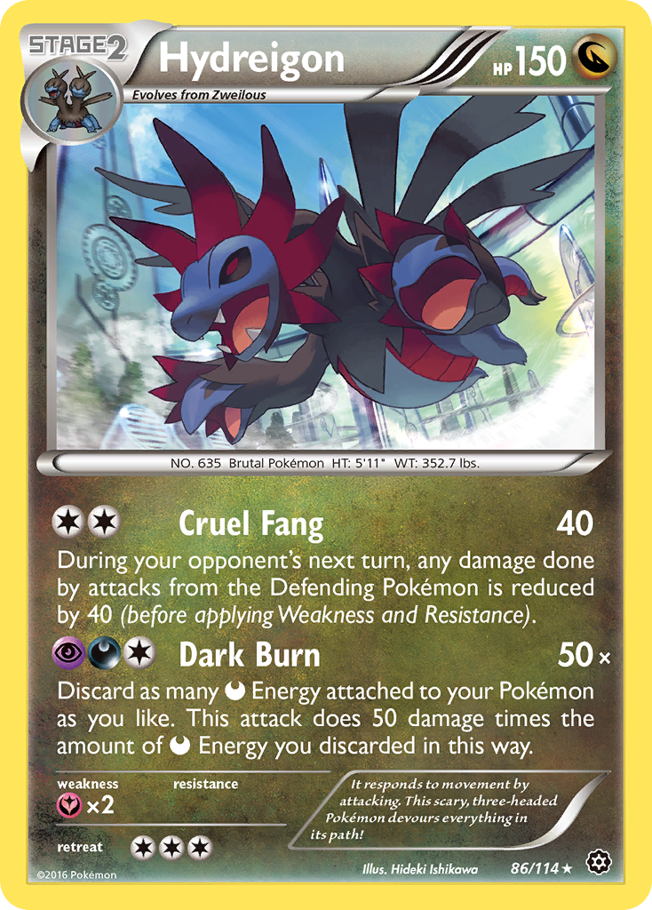 Hydreigon (86/114) [XY: Steam Siege] 