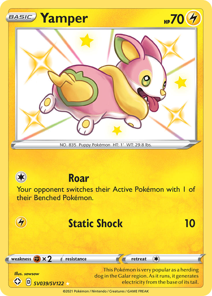 Yamper (SV039/SV122) [Sword & Shield: Shining Fates] 