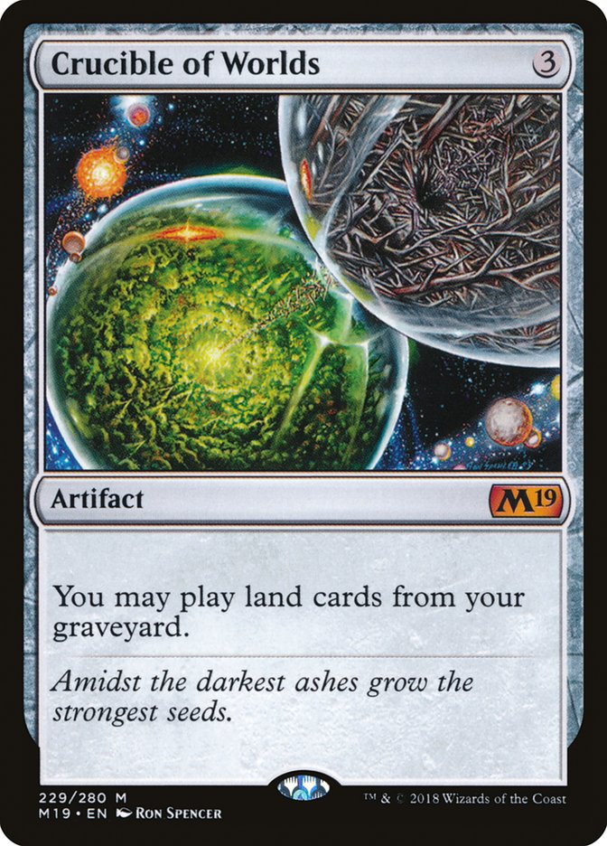 Crucible of Worlds [Core Set 2019] 