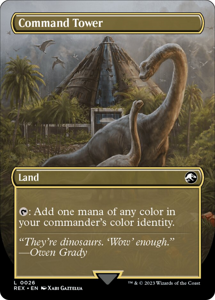 Command Tower // Commander Tower (Borderless) [Jurassic World Collection] 