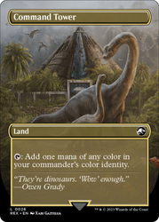 Command Tower // Commander Tower (Borderless) [Jurassic World Collection] 