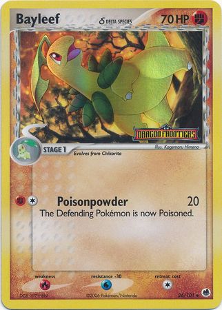 Bayleef (26/101) (Delta Species) (Stamped) [EX: Dragon Frontiers] 