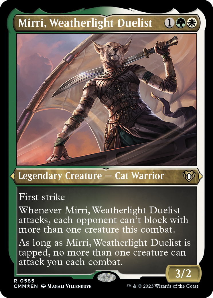 Mirri, Weatherlight Duelist (Foil Etched) [Commander Masters] 