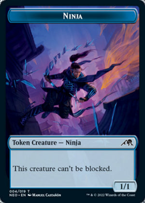 Ninja Token [Kamigawa: Neon Dynasty Tokens] 