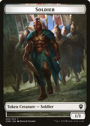 Soldier // Thrull Double-Sided Token [Commander Legends Tokens] 