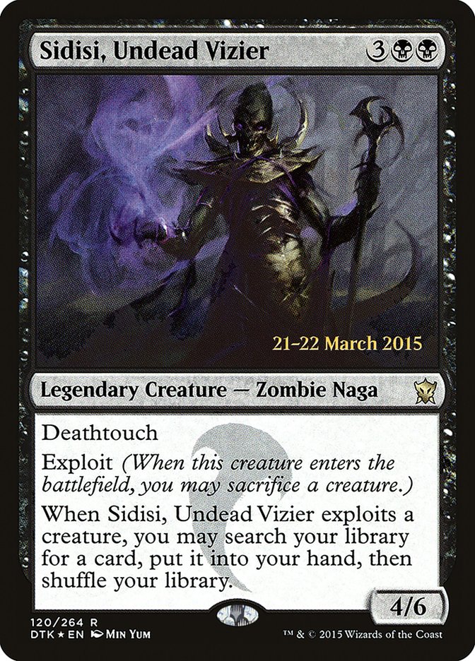 Sidisi, Undead Vizier [Dragons of Tarkir Prerelease Promos] 