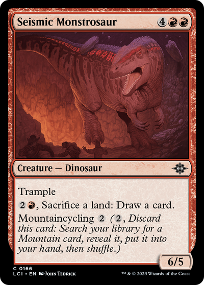 Seismic Monstrosaur [The Lost Caverns of Ixalan] 