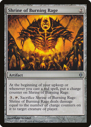 Shrine of Burning Rage [New Phyrexia] 
