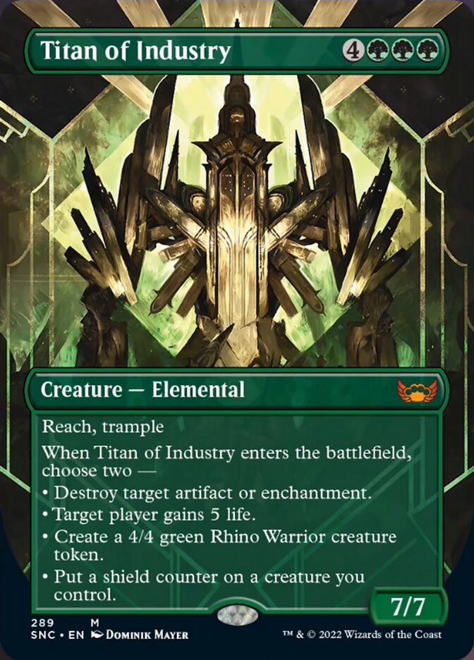 Titan of Industry (Borderless Alternate Art) [Streets of New Capenna] 