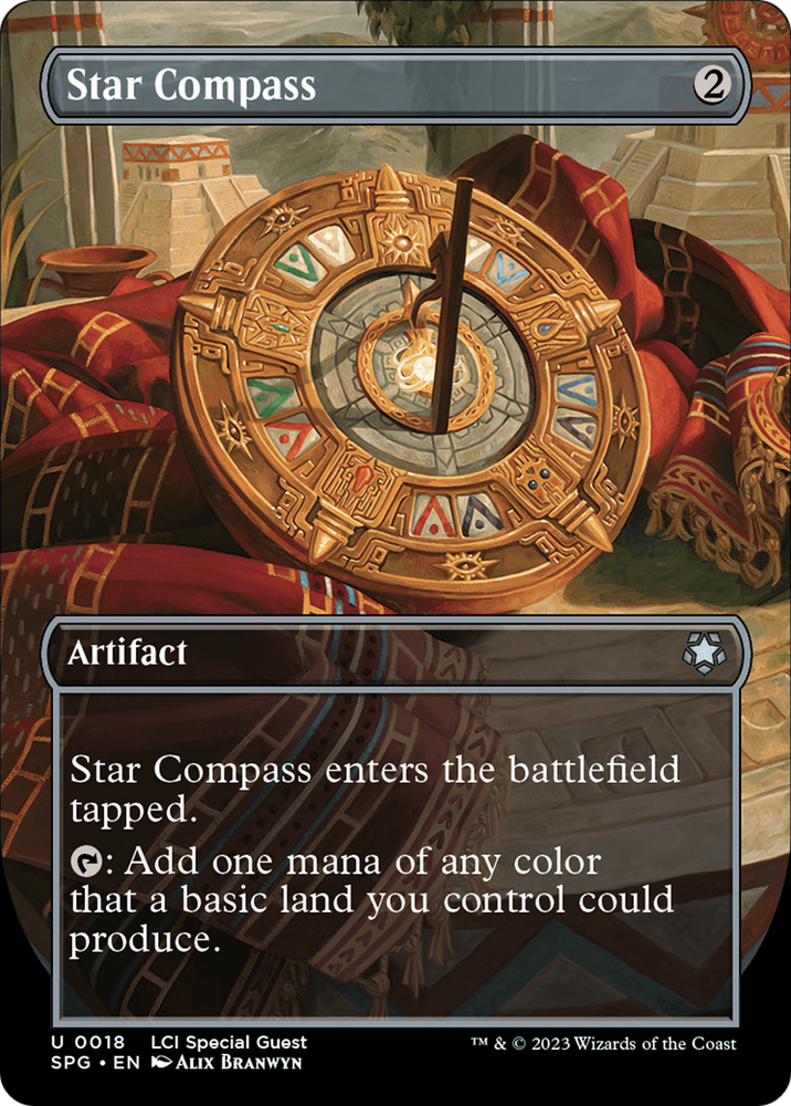 Star Compass (Borderless) [The Lost Caverns of Ixalan Special Guests] 