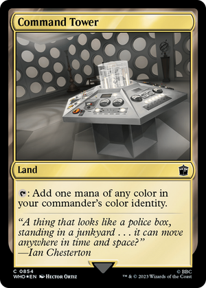 Command Tower (0854) (Surge Foil) [Doctor Who] 