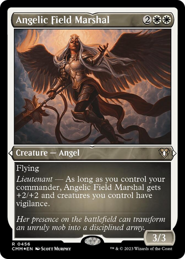 Angelic Field Marshal (Foil Etched) [Commander Masters] 