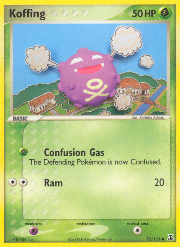 Koffing (72/113) [EX: Delta Species] 