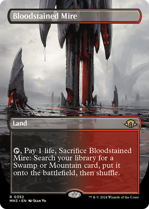 Bloodstained Mire (Borderless) [Modern Horizons 3] 