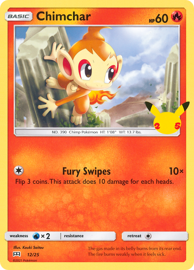 Chimchar (12/25) [McDonald's 25th Anniversary] 