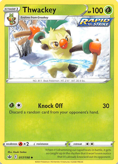 Thwackey (017/198) [Sword &amp; Shield: Chilling Reign] 