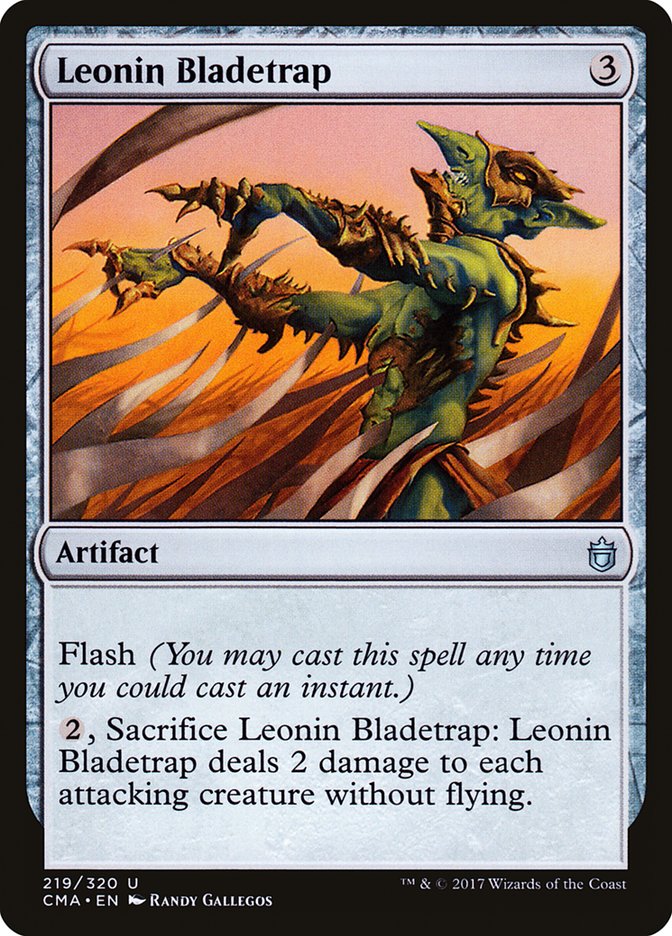 Leonin Bladetrap [Commander Anthology] 