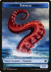 Human Soldier // Tentacle Double-Sided Token [Theros Beyond Death Tokens] 