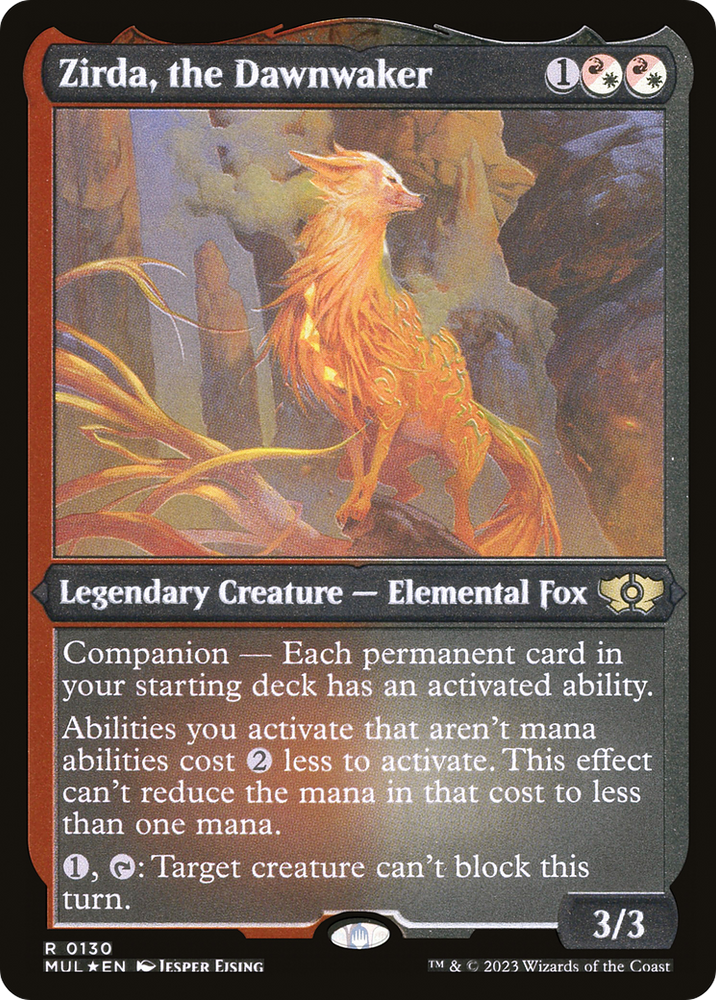 Zirda, the Dawnwaker (Foil Etched) [Multiverse Legends] 