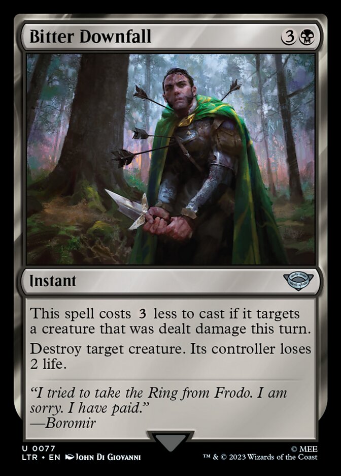 Bitter Downfall [The Lord of the Rings: Tales of Middle-Earth] 